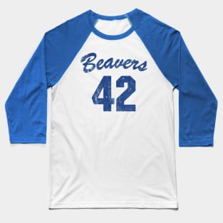 Beavers 42 Vintage Baseball T-Shirt